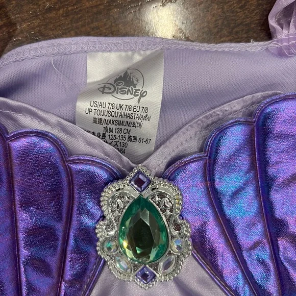 Disney Purple and Green Dress with Gem Detail - Picture 5 of 5